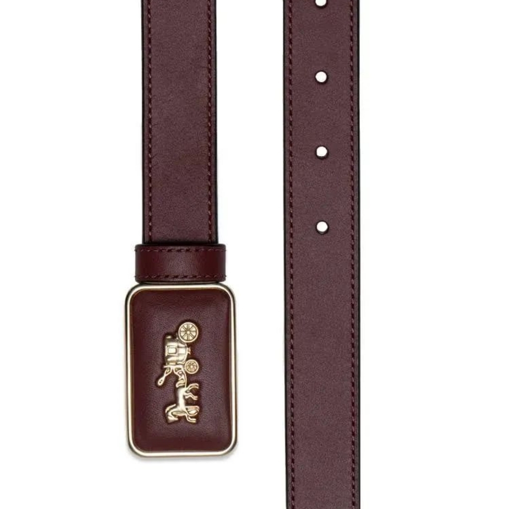 Coach Gracie Plaque Buckle Belt NWOT - Picture 4 of 16